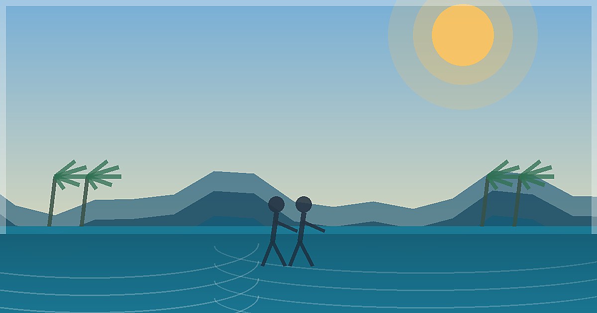 Pareja jubilada caminando junto al mar en invierno con sol mediterraneo en Alicante, Canarias y Baleares